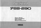 Yamaha PortaSound PSS-290 Owner's Manual
