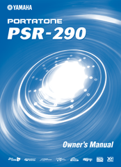 Yamaha PortaTone PSR-290 Owner's Manual