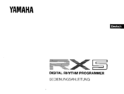 Yamaha RX 5 Bedienungsanleitung