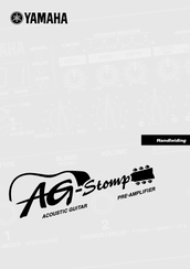 Yamaha AG-Stomp Accoustic Guitar/Pre-Amplifier Handleiding