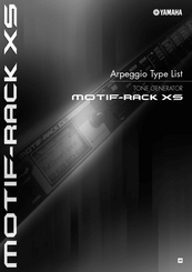 Yamaha Motif-Rack XS Code List