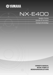 Yamaha NX-E400 Owner's Manual