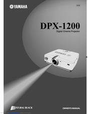 Yamaha DPX-1200 Owner's Manual