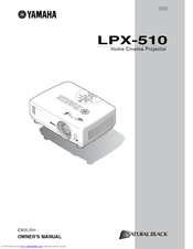 Yamaha LPX-510 Owner's Manual