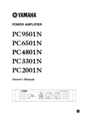 Yamaha PC4801N Owner's Manual