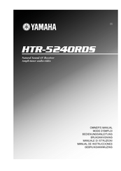 Yamaha HTR-5240RDS Owner's Manual