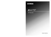 Yamaha RX-V757 Owner's Manual