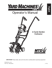 Yard Machines 769-00872A Operator's Manual