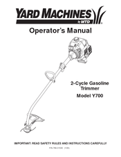 Yard Machines Y700 Operator's Manual