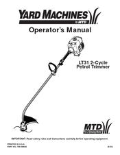 Yard Machines LT31 Operator's Manual