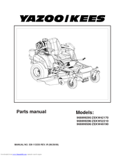 Yazoo/Kees 968999506 Parts Manual