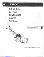 Yazoo PCB220 Illustrated Parts List