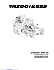 Yazoo/Kees ZEKH42200 Operator's Manual