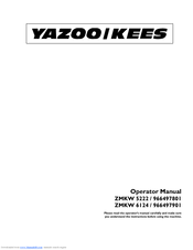 Yazoo/Kees ZMKW 5222 Operator's Manual
