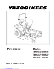 Yazoo/Kees ZMKW4817 Parts Manual