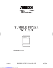 Zanussi Electrolux TC 7103 S Instruction Booklet
