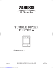 Zanussi Electrolux TCE 7127 W Instruction Booklet