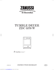 Zanussi ZDC 5370 W Instruction Booklet