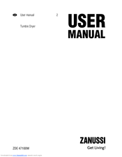 Zanussi ZDE 47100W User Manual