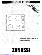Zanussi VCH3005RSS/A Instruction Booklet