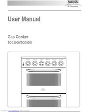 Zanussi ZCG5000/ZCG5001 User Manual