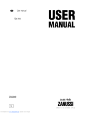 Zanussi ZGO76534BA User Manual