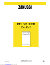 Zanussi DA 4342 Instruction Book