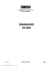Zanussi Electrolux DX 6450 Instruction Book