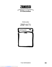 Zanussi Electrolux ZSF 6171 User Information