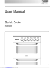Zanussi ZCE5200 User Manual