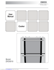 Zanussi ZKG6010 User Manual