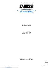 Zanussi Electrolux ZEF 55 W Instruction Book