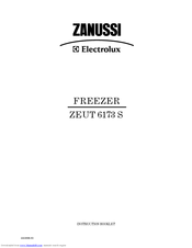 Zanussi Electrolux ZEUT 6173 S Instruction Booklet