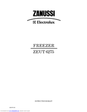 Zanussi Electrolux ZEUT 6275 Instruction Booklet