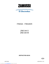 Zanussi Electrolux ZNB 344 W Instruction Book