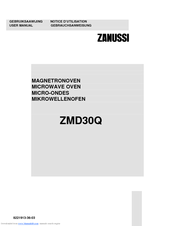 Zanussi ZMD30Q User Manual
