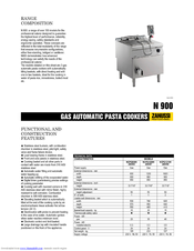 Zanussi N 900 Specifications