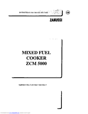 Zanussi ZCM 5000 Use And Care Instructions Manual
