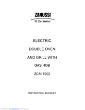 Zanussi Electrolux ZCM 7902 Instruction Booklet
