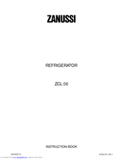 Zanussi ZCL 56 Instruction Book