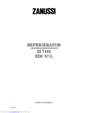Zanussi ZDC 57 L Instruction Booklet