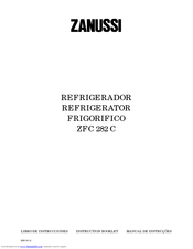 Zanussi ZFC 282 C Instruction Booklet