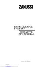 Zanussi ZFD 50/17 R Instruction Booklet
