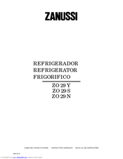 Zanussi ZO 29 S Instruction Booklet