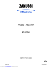 Zanussi Electrolux ZECB 300 W Instruction Book
