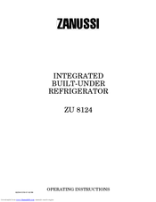 Zanussi ZU 8124 Operating Instructions Manual