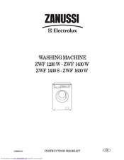Zanussi ZWF 1630 W Instruction Booklet