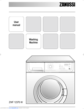 Zanussi ZWF12370W User Manual