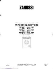 Zanussi WJS 1465 W Instruction Booklet