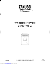 Zanussi ZWD 1261 W Instruction Booklet